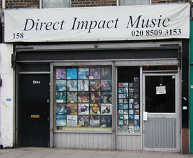 Direct Impact Music Shop Front